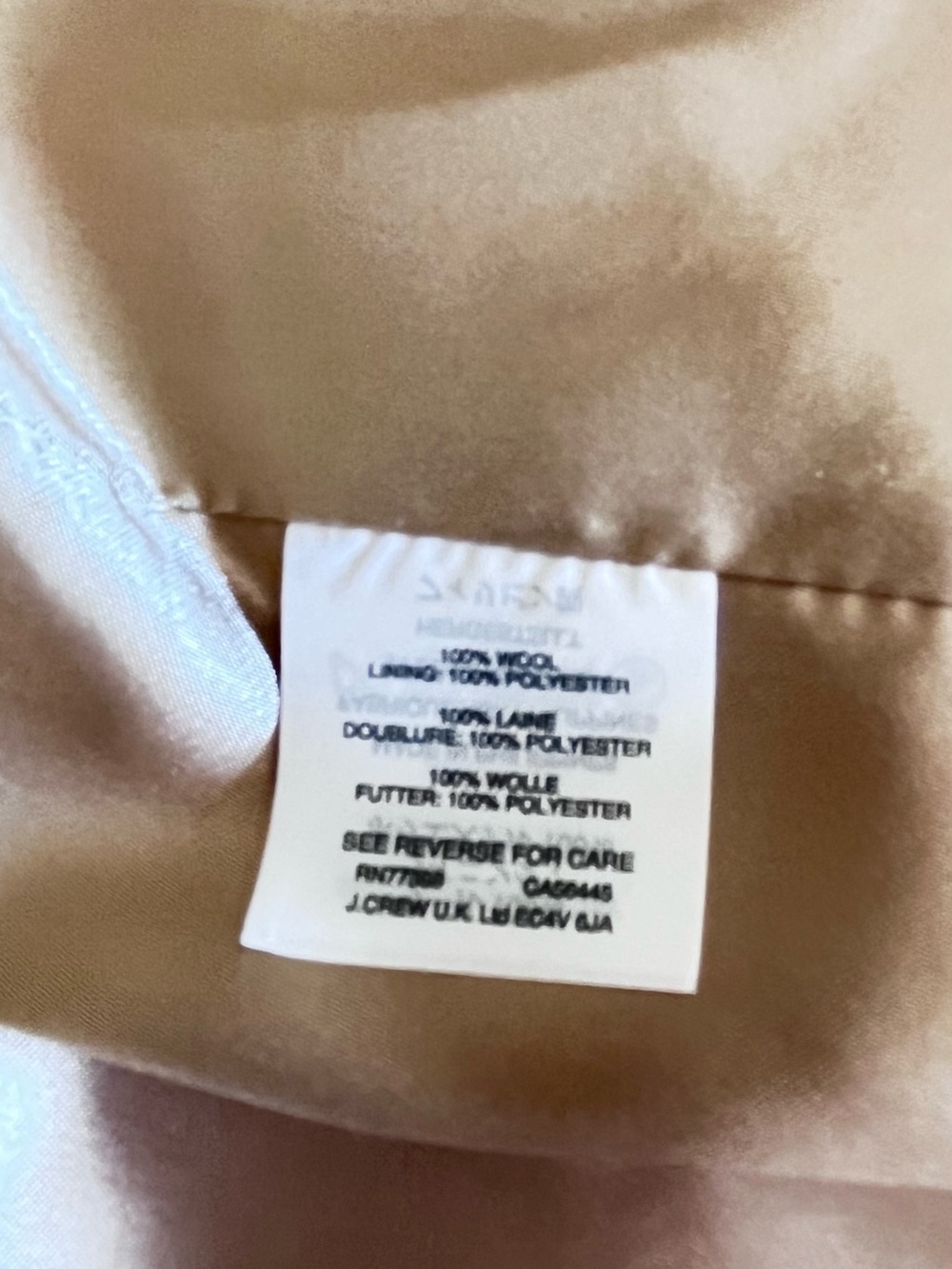 NWT J.Crew Regent Topcoat Coral Poppy * - Picture 7 of 11